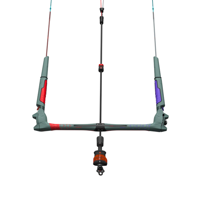 Duotone Click Bar Quad Control 2027 off-green red control bar and safety line details