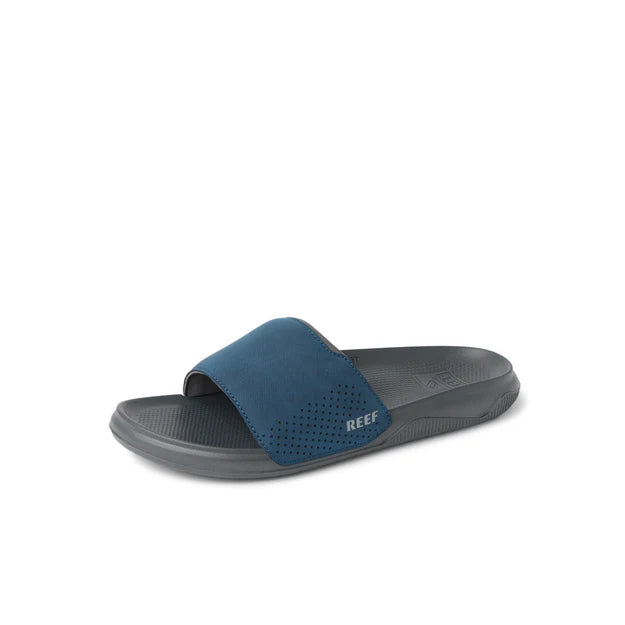 Reef Tailslide Grey Navy Sliders