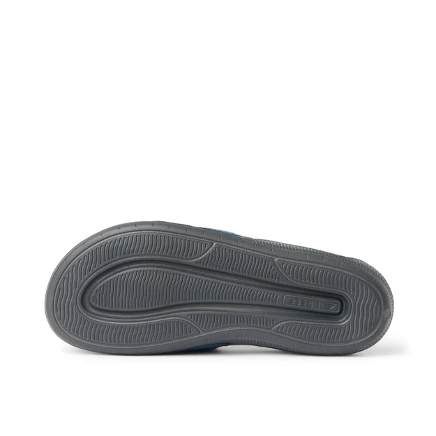 Reef Tailslide Grey Navy Sliders