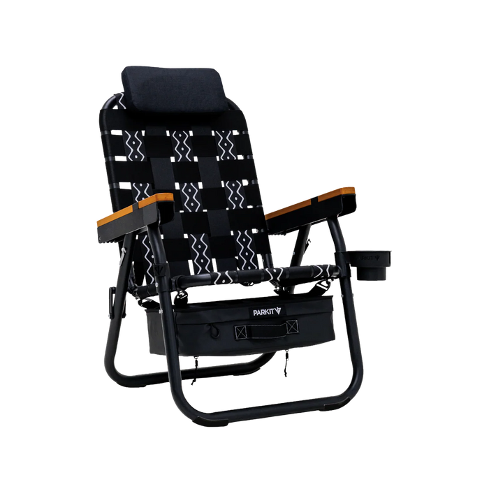 PARKIT Eclipse Slate reclining outdoor chair in Slate Black — main product view
