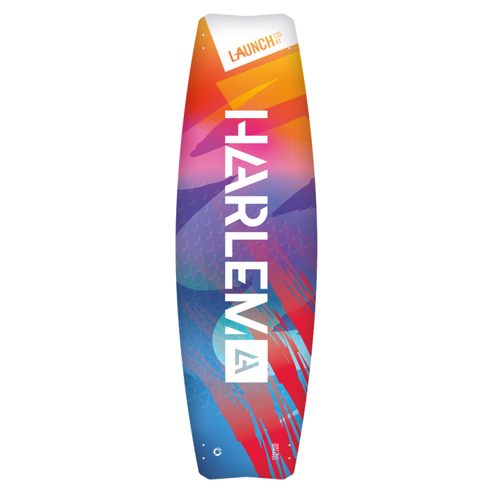 Harlem Launch V2 kiteboard underside with single concave bottom