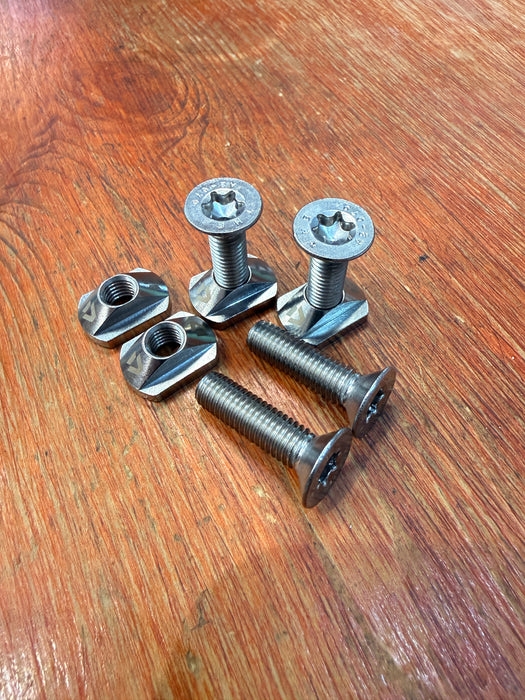 Duotone T-nut stainless steel M8 & 30mm Torx screws