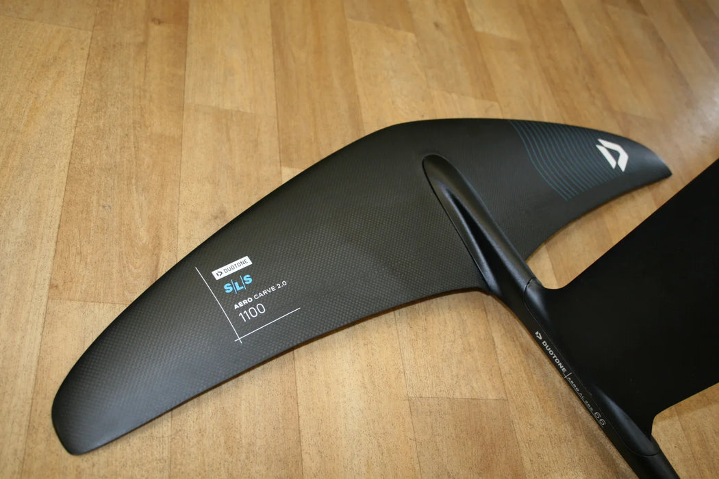 Duotone 1100 aero carve foil set Carbon Mast 82cm Used