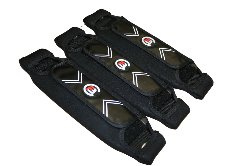 FBC Foil Board Footstraps Pro+ Black Set of 3