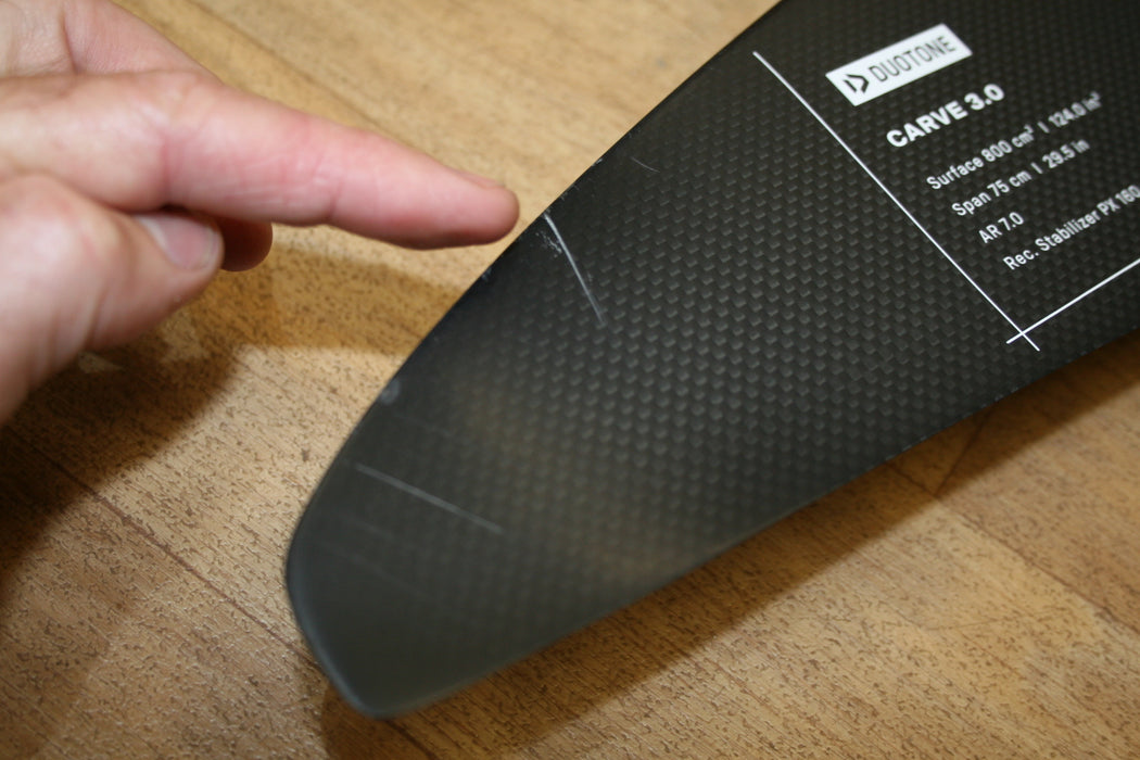 Duotone Carve 3.0 D/LAB 800 + Monobloc Tail 160 px Tail  Full Plane