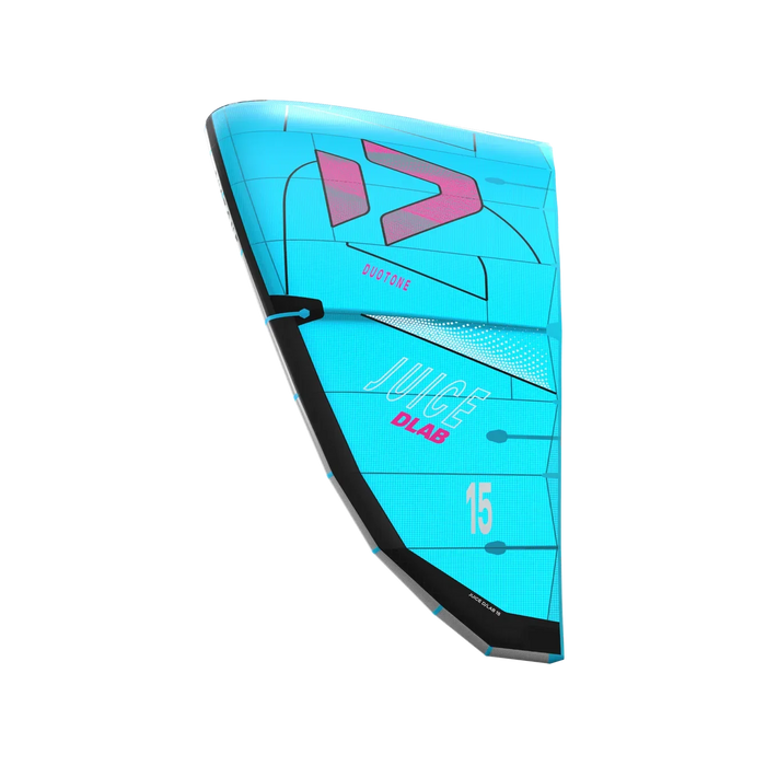 Duotone Juice D/LAB 2026 kite detail – 6-point bridle and Trinity TX fabric