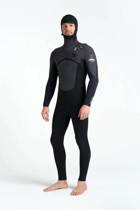 C-Skins NUWave ReWired Hooded 5/4mm Mens Winter Wetsuit Chest Zip