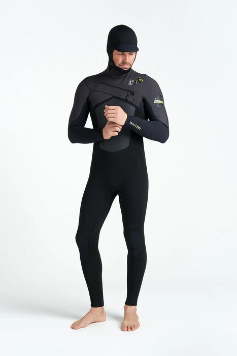 C-Skins NUWave ReWired Hooded 5/4mm Mens Winter Wetsuit Chest Zip