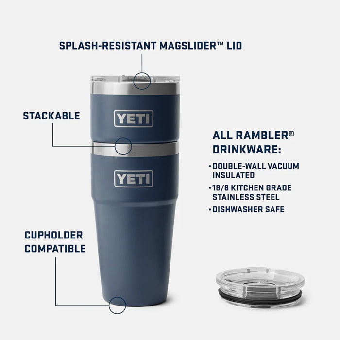 Yeti Rambler 20oz Stackable Cup King Crab