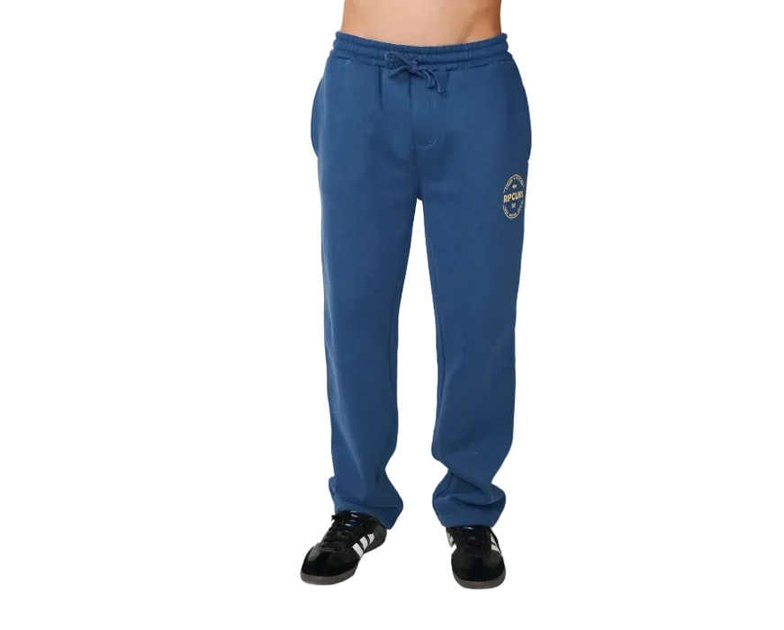 Rip Curl Staple Trackpant, Light Navy, front on model