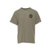 sexwax word fade tee shirt green 