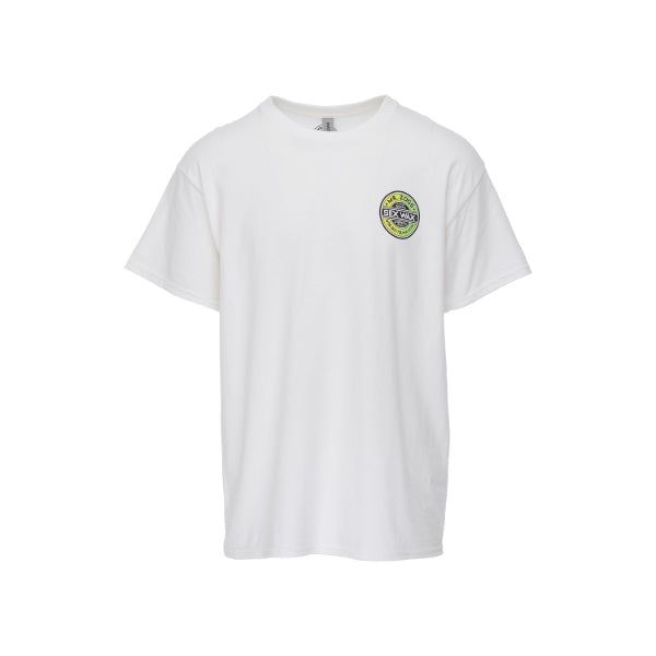 Sexwax Tee Shirt Word Fade White