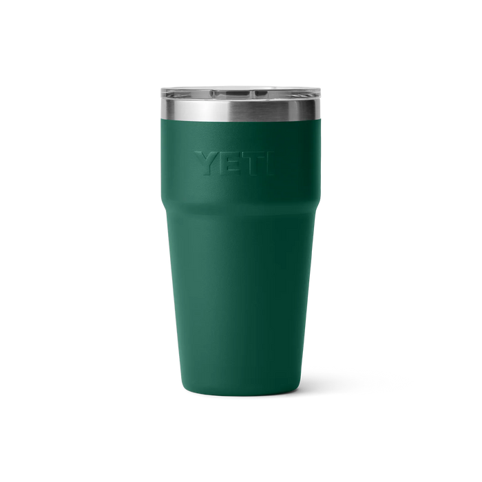 Yeti Rambler 20oz Stackable Cup Black Forest Green