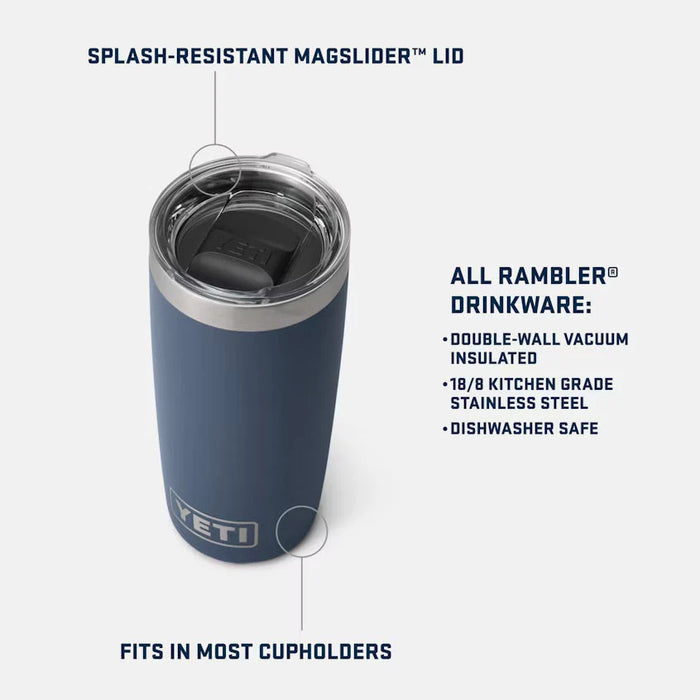 Yeti Rambler 10 oz (295 ml) Tumbler Black Forest Green