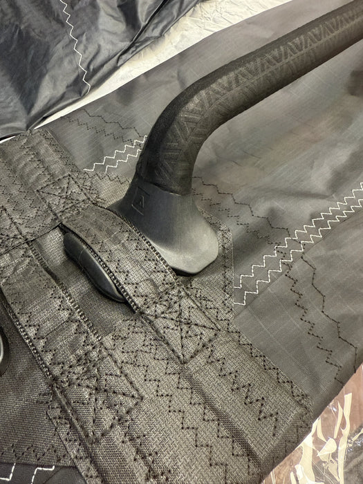 Armstrong A-Wing XPS MKII black wing foil handle with reinforced stitching detail