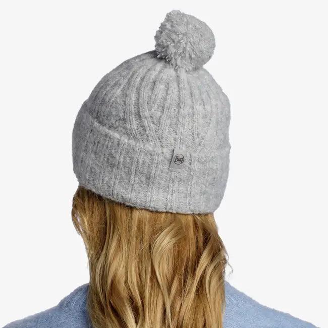 Buff Knitted Beanie Nerla Grey