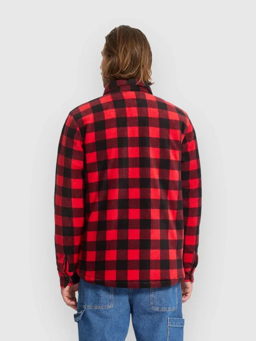 Volcom Bowered Fleece Shirt Lifeguard Red