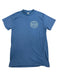 Indigo blue surf shop t-shirt with Boardworx Whitstable logo on chest, watersports clothing