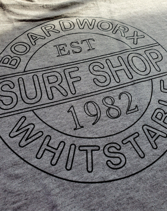 Boardworx Surf Shop Tee T-Shirt Grey - Boardworx