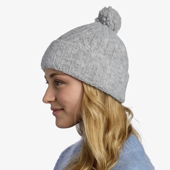 Buff Knitted Beanie Nerla Grey - Boardworx