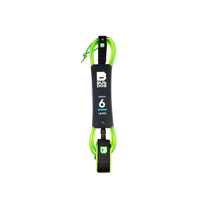 Bulldog 6ft Lime Ankle Surf Leash