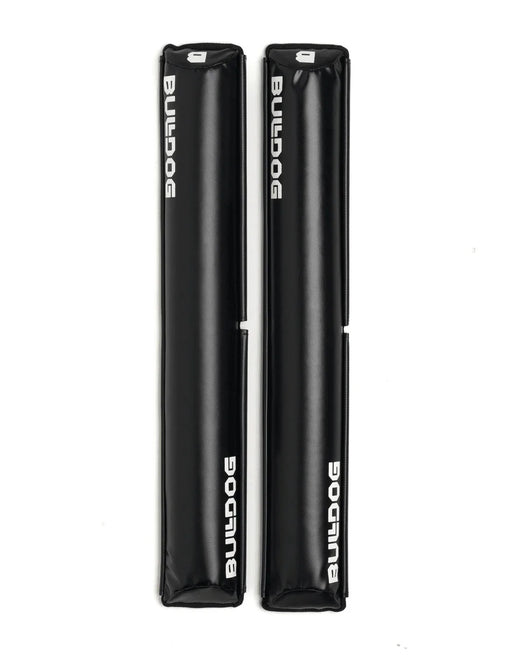 Bulldog Aero Roof Rack Pads 70cm, black padded car roof rack protectors