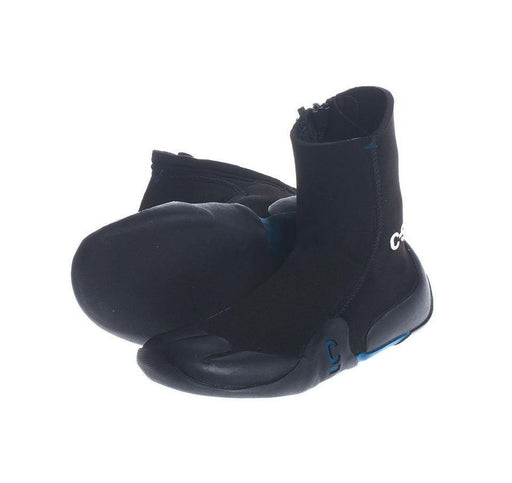C-Skins Junior Zipped Boot black neoprene wetsuit boots with split toe and side zip