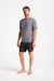 C-Skins Nuwave UV Mens SS Surf Tee Rash Deep Grey - Boardworx