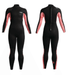 C-Skins Surflite 3/2mm Womens Summer Wetsuit Back Zip Black Rose - Boardworx