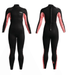 C-Skins Surflite 3/2mm Womens Wetsuit Back Zip Black Rose - Boardworx