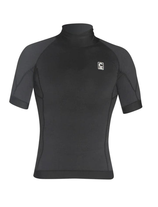 C-skins Thermal Skins Vest Short SleeveBlack - Boardworx