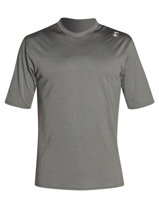 C-Skins UV Surf Tee Deep Grey Heather/Black Heather U.P.F 50+ - Boardworx