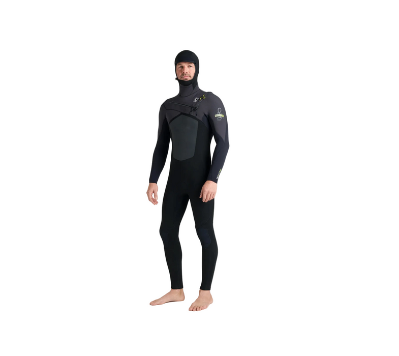 C-Skins NUWave ReWired Hooded 5/4mm Mens Winter Wetsuit Chest Zip