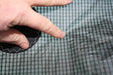 Close-up of Core XLite hydrofoil kite fabric and repair patch, light wind kitesurfing