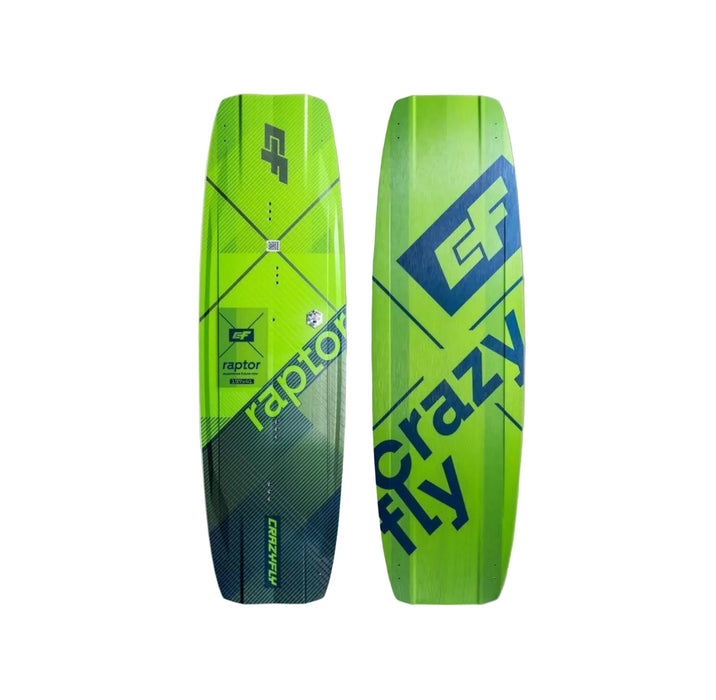 Crazyfly Raptor Kiteboard 137cm x 41 inc Hexa Pads