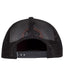 Dakine mesh trucker cap in black, adjustable snapback closure, watersports surf clothing