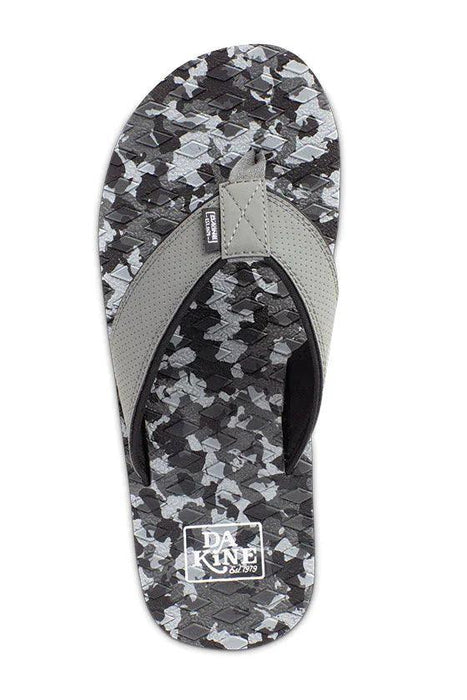 Dakine Kiawe Mens Flip Flops Grey Camo - Boardworx