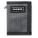 Dakine Vert Rail Wallet in carbon grey with black trim, durable fabric, visible logo