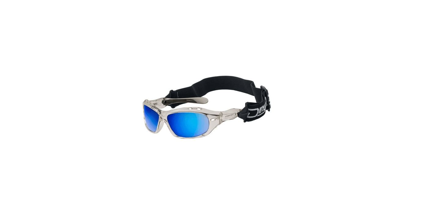 Dirty Dog Curl 2 Floating Wet Glass Clear / Blue Mirror Polarised - Boardworx