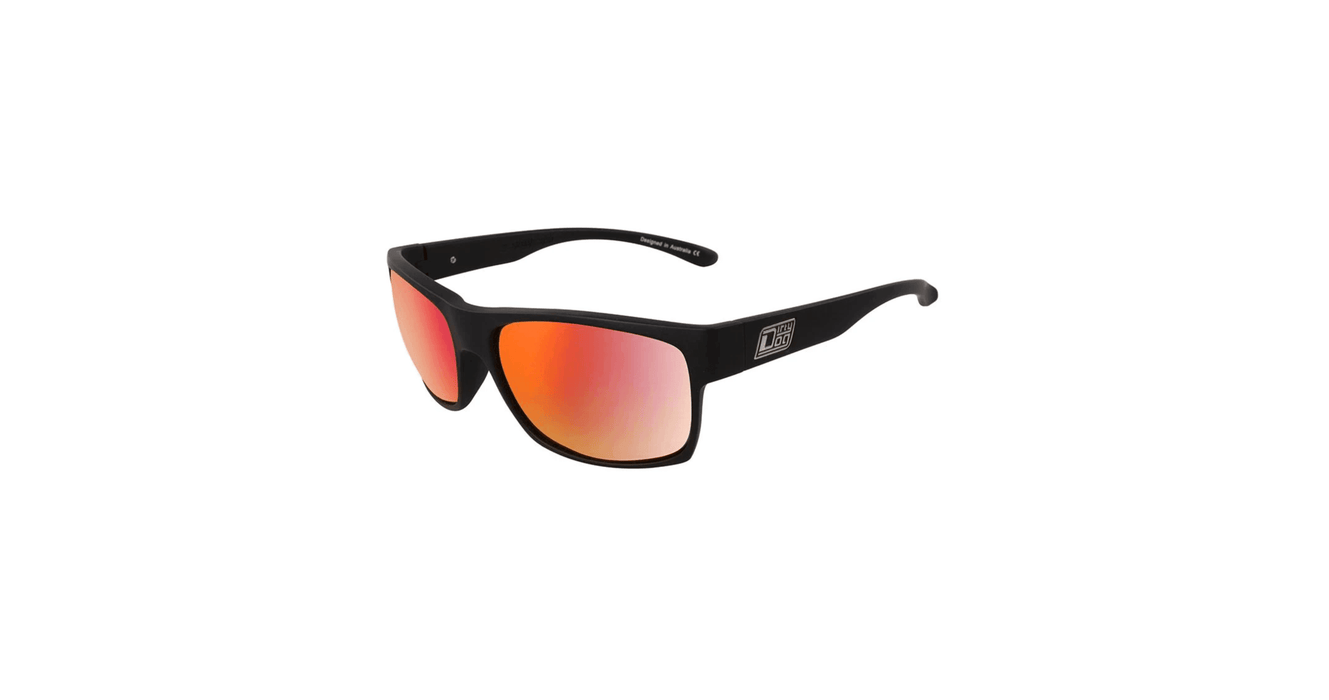 Dirty Dog Furnace Polarised Sunglasses - Satin Black/Red Fusion - Boardworx