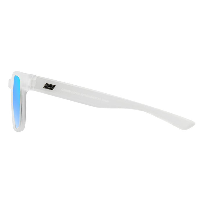 Dirty Dog Goat GREY/ICE BLUE MIRROR POLARISED- Crystal Satin - Boardworx