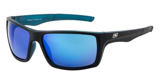 Dirty Dog Primp Satin Black / Blue Crystal Polarised - Boardworx