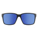 Dirty Dog Yolo Blue Polarised Sunglasses - Satin Black - Boardworx