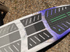 Duotone Blur D/LAB 5'6 deck pad set detail, front and tail pads