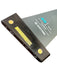 Duotone carbon race windsurfing fin, 46cm, black and grey with blue accents
