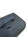 Duotone black electric kite pump carrying case with textured surface and strap