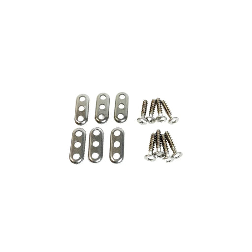 stainless steel foot straps self tapping screws