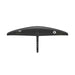 Duotone DLab Crest front wing foil in black, carbon fiber finish, watersports accessory