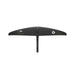 Duotone DLAB black carbon front wing for wing foiling, featuring sleek design and logo