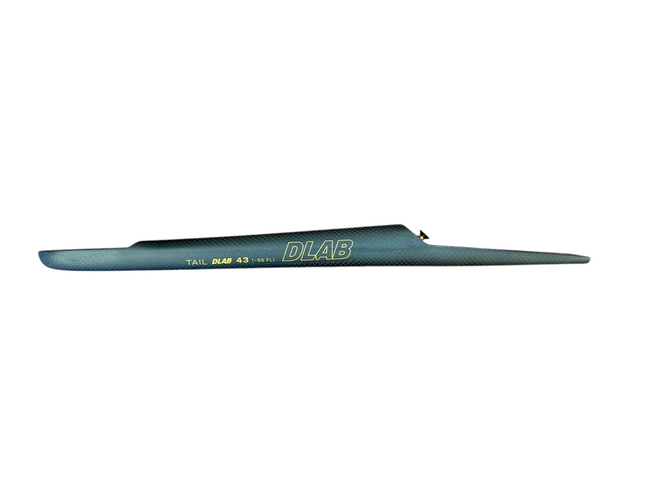 Duotone DLab 43 carbon tail wing for wing foil, blue textured finish